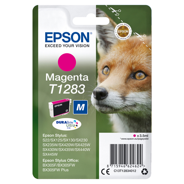 MD_EPST12834012 Epson - Cartuccia ink - Magenta - T1283 - C13T12834012 - 3,5ml - immagine 1