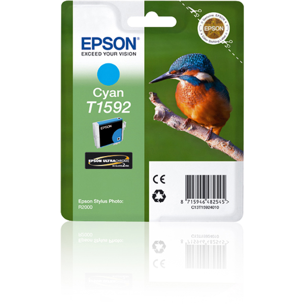 MD_EPST15924010 Epson - Cartuccia ink - Ciano - T1592 - C13T15924010 - 17ml - immagine 1