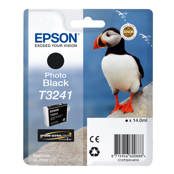 MD_EPST32414010 Epson - Cartuccia ink - Nero - T3241 - C13T32414010 - 14ml - immagine 1