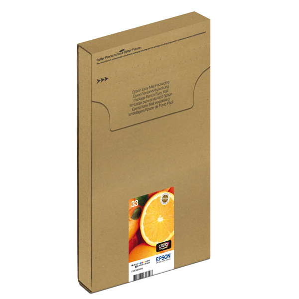 MD_EPST33374510 Epson - 5 Cartucce MULTIPACK ARANCE - BK/C/M/Y - C13T33374510 - immagine 1