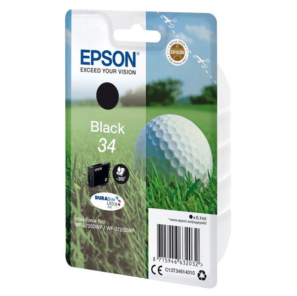 MD_EPST34614010 Epson - Cartuccia ink - 34 - Nero - C13T34614010 - 6,1ml - immagine 1