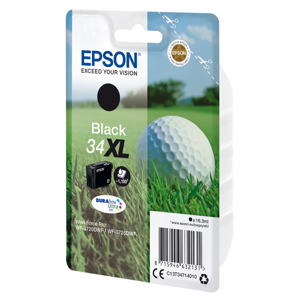 MD_EPST34714010 Epson - Cartuccia ink - 34XL - Nero - C13T34714010 - 16,3ml - immagine 1