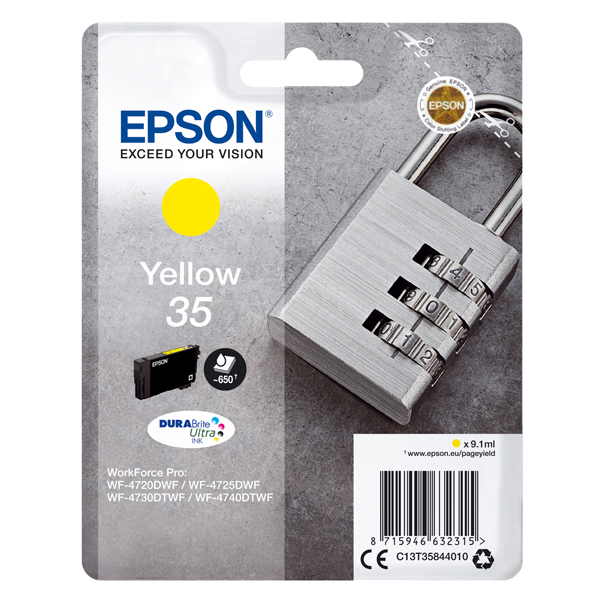 MD_EPST35844010 Epson - Cartuccia ink - 35 - Giallo - C13T35844010 - 9,1ml - immagine 1