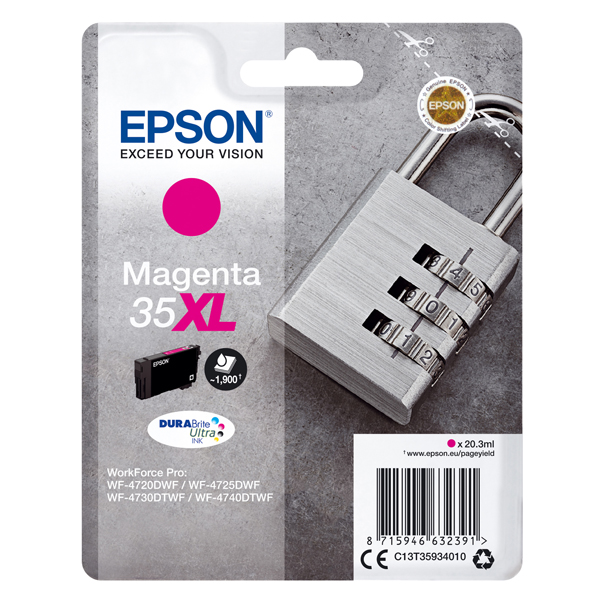 MD_EPST35934010 Epson - Cartuccia ink - 35XL - Magenta - C13T35934010 - 20,3ml - immagine 1