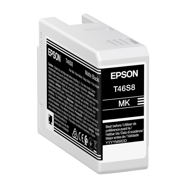 MD_EPST46S80N Epson - Cartuccia - UltraChrome Pro 10 - Nero Matte - C13T46S80N - 25 ml - immagine 1