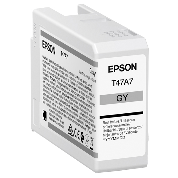 MD_EPST47A700 Epson - Cartuccia UltraCrome Pro 10 - Grigio - C13T47A700 - 50 ml - immagine 1