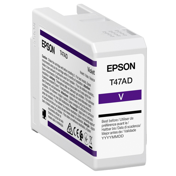 MD_EPST47AD00 Epson - Cartuccia UltraCrome Pro 10 - Viola - C13T47AD00 - 50 ml - immagine 1