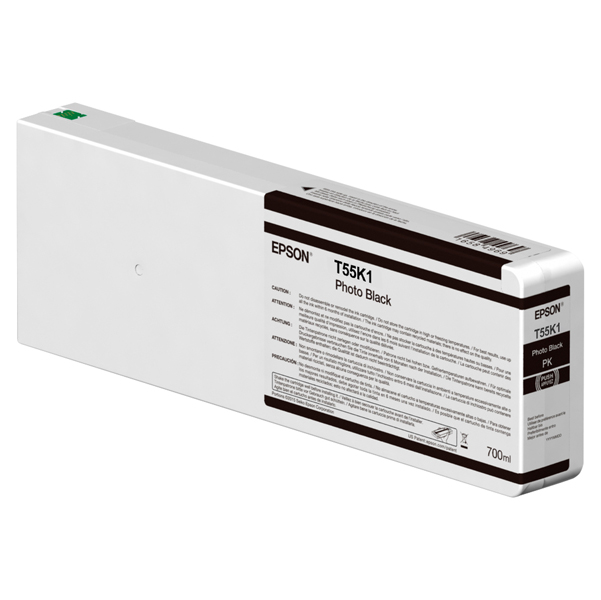 MD_EPST55K100 Epson - Cartuccia T55K100 - Photo Nero - C13T55K100 - 700ml - immagine 1