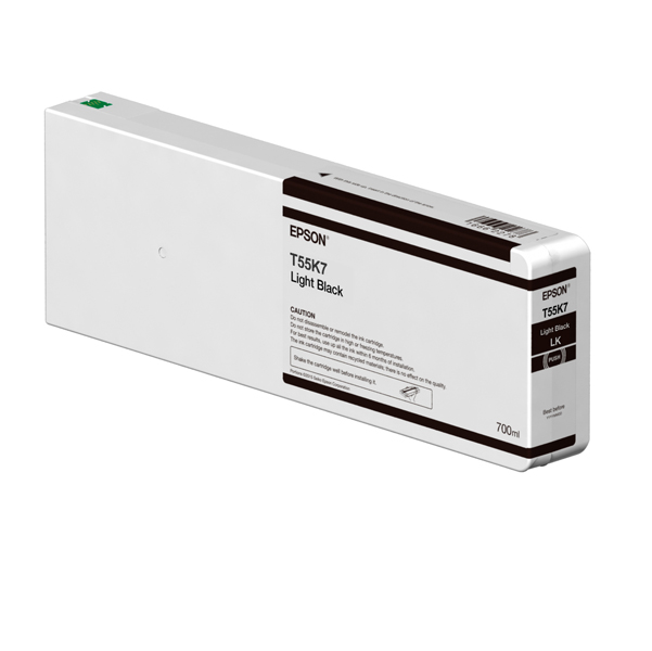 MD_EPST55K700 Epson - Cartuccia T55K700 - Light Nero - C13T55K700 - 700ml - immagine 1
