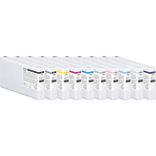 MD_EPST55WD00 Epson - Cartuccia per UltraChrome XD3 T55WD - Viola - C13T55WD00 - 200ml - immagine 1