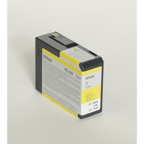 MD_EPST580400 Epson - Tanica - Giallo - T5804 - C13T580400 - 80ml - immagine 1