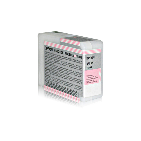 MD_EPST580B00 Epson - Tanica - Magenta chiaro - T580B - C13T580B00 - 80ml - immagine 1