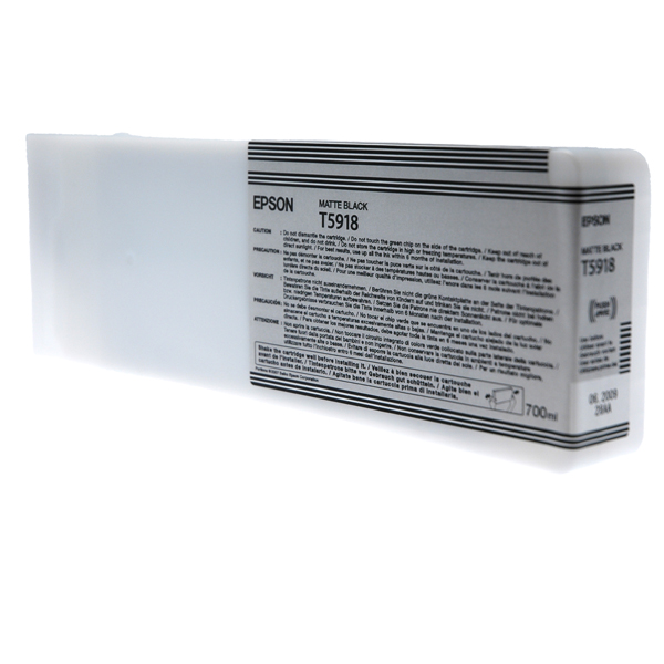 MD_EPST59180N Epson - Tanica - Nero opaco - T5918 - C13T59180N - 700ml - immagine 1