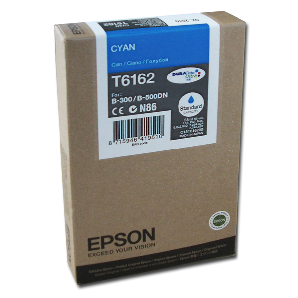 MD_EPST616200 Epson - Tanica - Ciano - T6162 - C13T616200 - 53ml - immagine 1