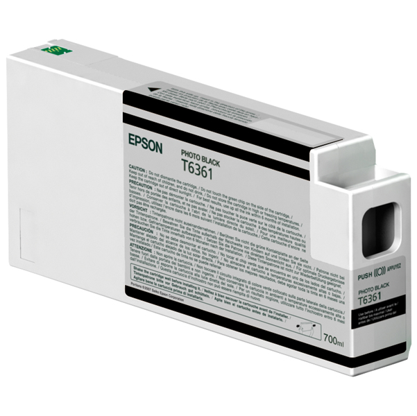 MD_EPST636100 Epson - Tanica - Nero Photo - T6361 - C13T636100 - 700ml - immagine 1