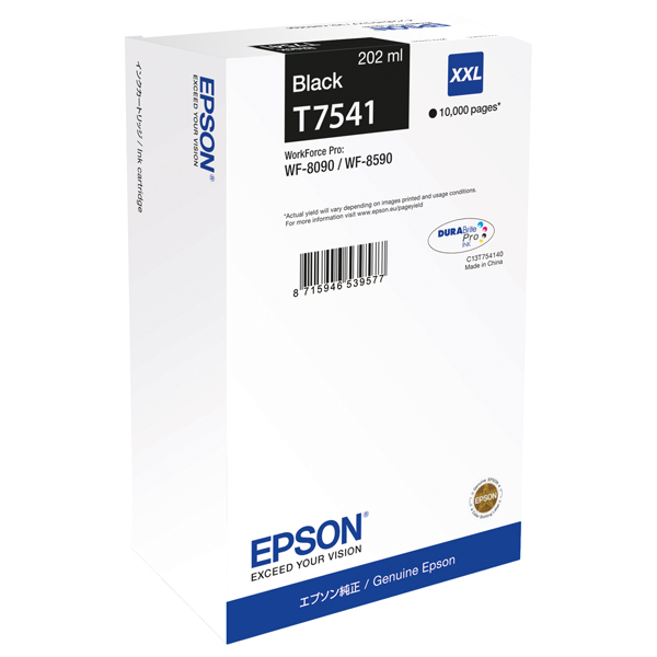 MD_EPST75414N Epson - Cartuccia ink - Nero - T7541 - C13T75414N - 202ml - immagine 1