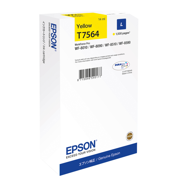 MD_EPST75644N Epson - Tanica - Giallo - T7564 - C13T75644N - 14ml - immagine 1