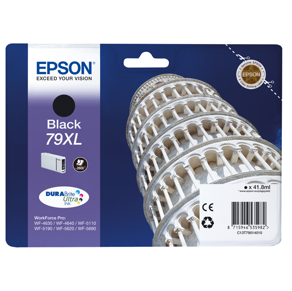 MD_EPST79014010 Epson - Tanica - 79XL - Nero - C13T79014010 - 41,8ml - immagine 1