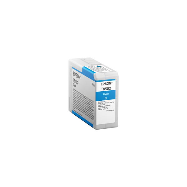 MD_EPST850200 Epson - Cartuccia ink - Ciano - T8502 - C13T850200 - 80ml - immagine 1