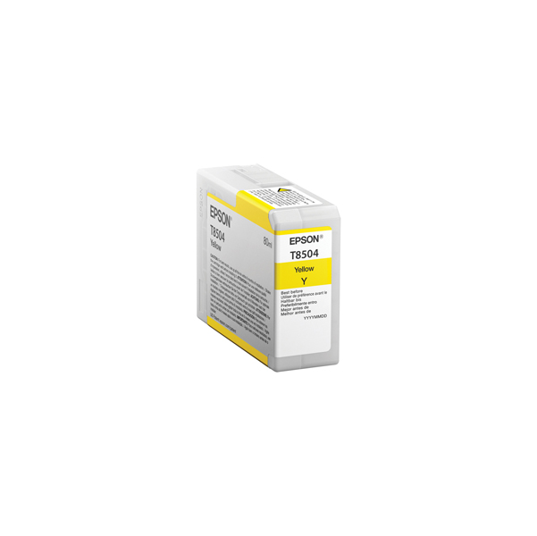 MD_EPST850400 Epson - Cartuccia ink - Giallo - T8504 - C13T850400 - 80ml - immagine 1