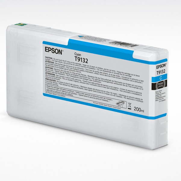 MD_EPST913200 Epson - Cartuccia ink - Ciano - T9132 - C13T913200 - 200ml - immagine 1