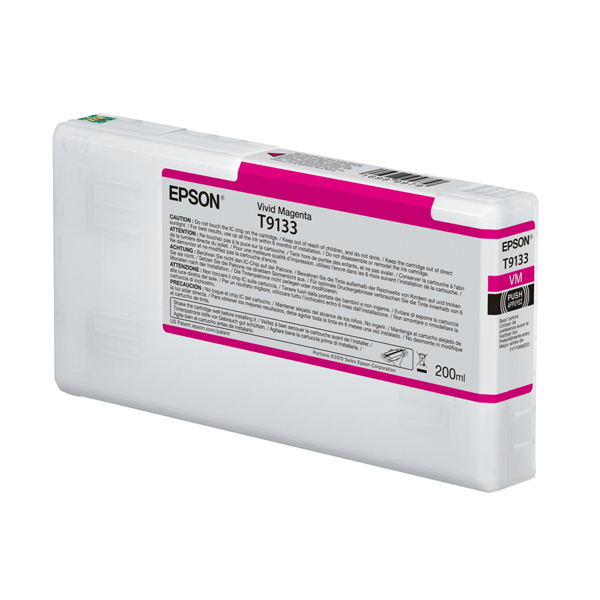 MD_EPST91330N Epson - Cartuccia ink - vivid Magenta - T9133 - C13T91330N - 200ml - immagine 1