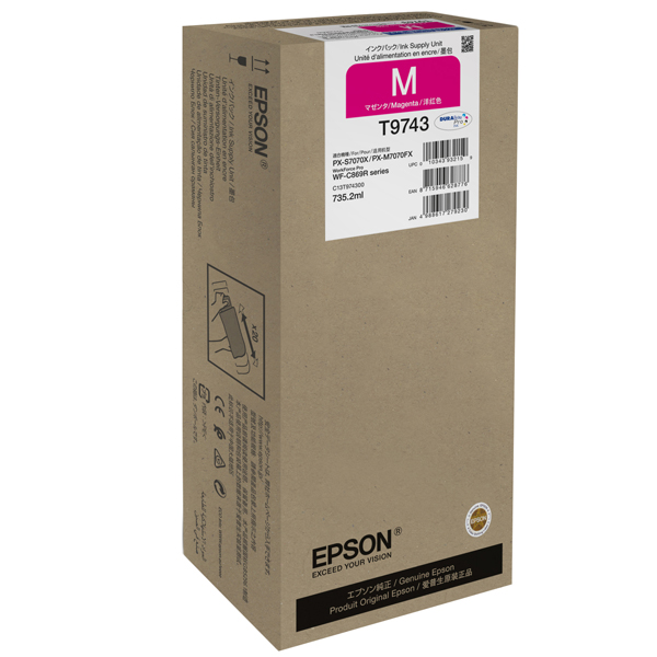 MD_EPST97430N Epson - Cartuccia ink - WF- Pro WF-C869R XXL- Magenta - C13T97430N - immagine 1