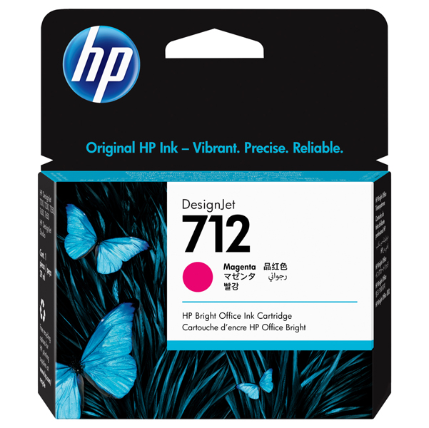 MD_HP3ED68A Hp - Cartuccia Ink originale - 712 - magenta - 3ED68A - 29 ml - immagine 1