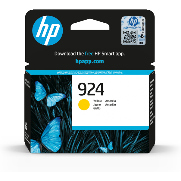 MD_HP4K0U5NE Hp originale - Cartuccia 924 - Giallo - 4K0U5NE - immagine 1