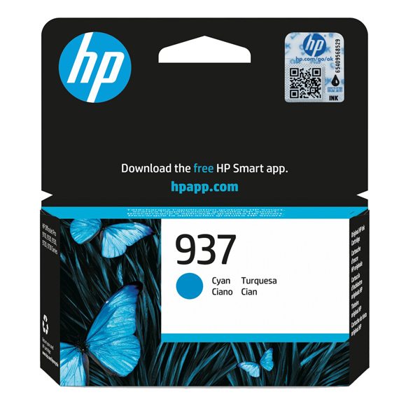 MD_HP4S6W2NE Hp originale - Cartuccia 937 - Ciano - 4S6W2NE - immagine 1