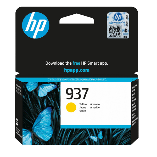 MD_HP4S6W4NE Hp originale - Cartuccia 937 - Giallo - 4S6W4NE - immagine 1