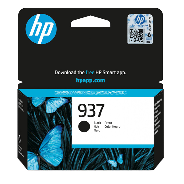 MD_HP4S6W5NE Hp originale - Cartuccia 937 - Nero - 4S6W5NE - immagine 1