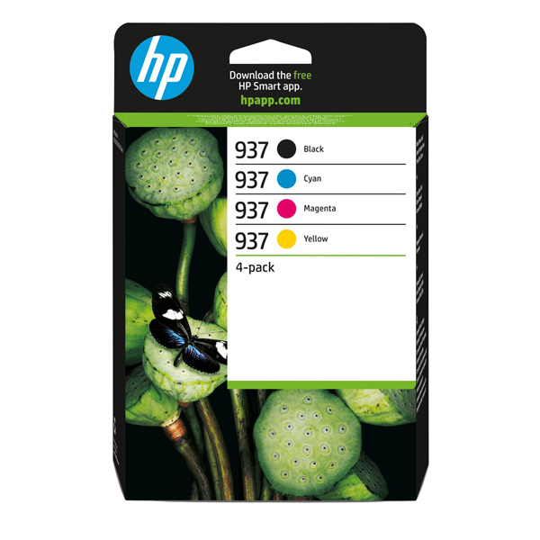 MD_HP6C400NE Hp originale - Cartuccia 937 4-pack - BK/C/M/Y - 6C400NE - immagine 1