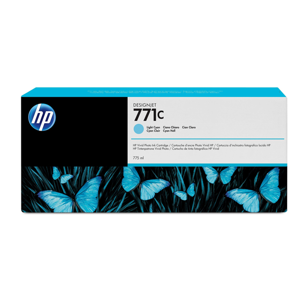 MD_HPB6Y12A Hp - Cartuccia ink originale - HP730 - Ciano Chiaro - B6Y12A - 300 ml - immagine 1