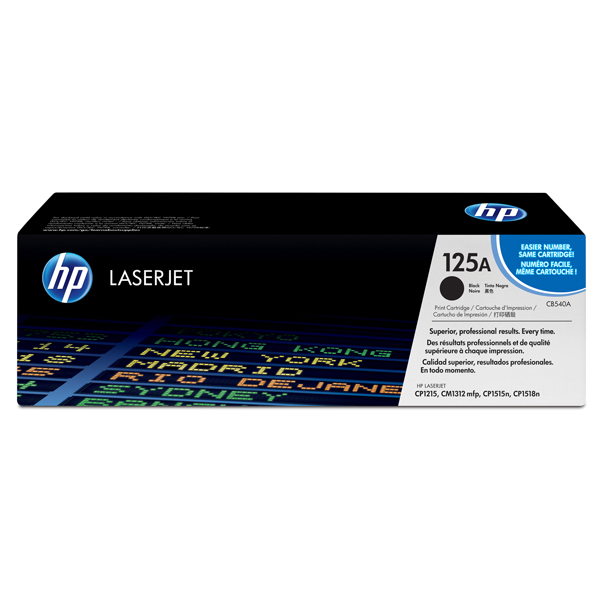 MD_HPCB540A Hp - Toner originale - 125A - Nero - CB540A - 2.200 pag - immagine 1