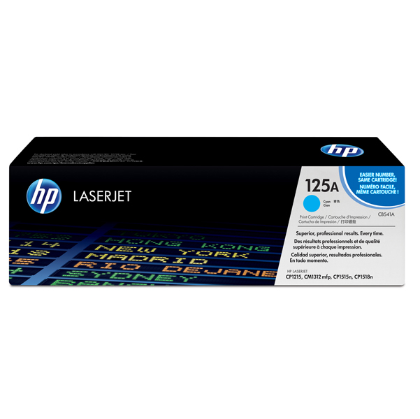 MD_HPCB541A Hp - Toner originale - 125A - Ciano - CB541A - 1.400 pag - immagine 1