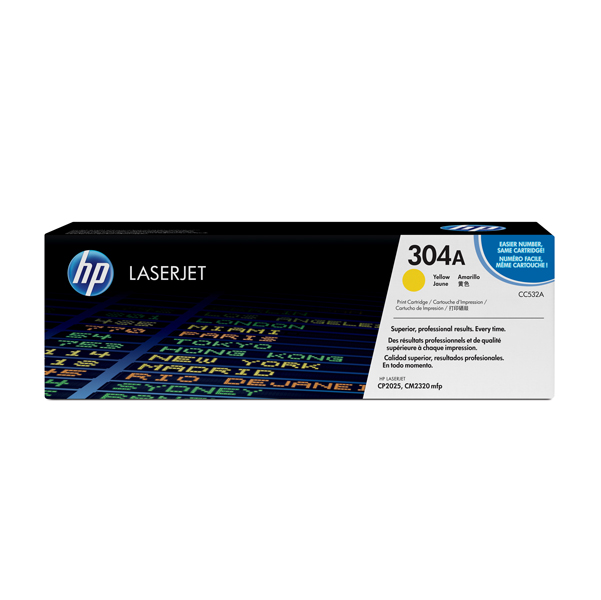 MD_HPCC532A Hp - Toner originale - 304A - Giallo - CC532A - 2.800 pag - immagine 1