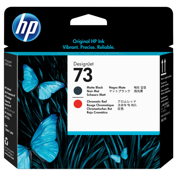 MD_HPCD949A Hp - Testina di stampa originale - 73 - Nero opaco / Rosso - CD949A - immagine 1
