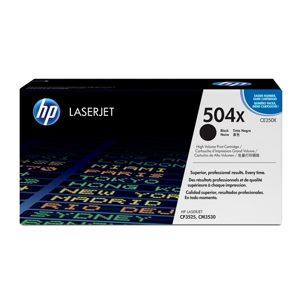 MD_HPCE250X Hp - Toner originale - 504X - Nero - CE250X - 10.500 pag - immagine 1