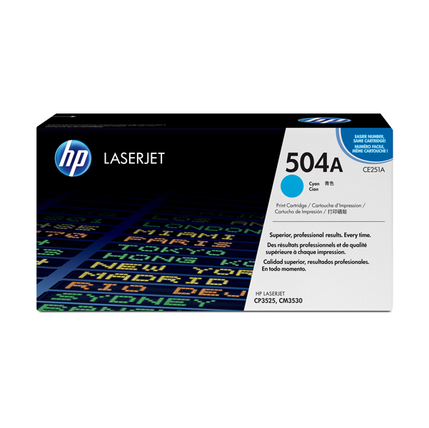 MD_HPCE251A Hp - Toner originale - 504A - Ciano - CE251A - 7.000 pag - immagine 1