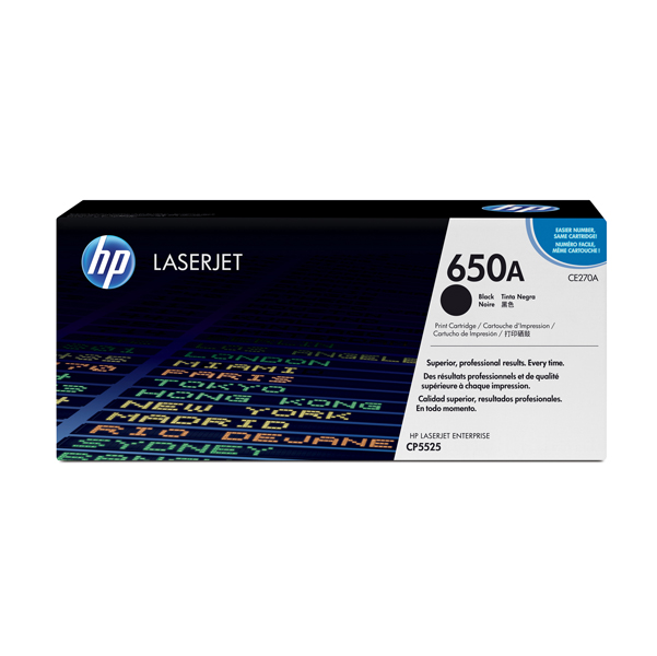 MD_HPCE270A Hp - Toner originale - 650A - Nero - CE270A - 13.500 pag - immagine 1