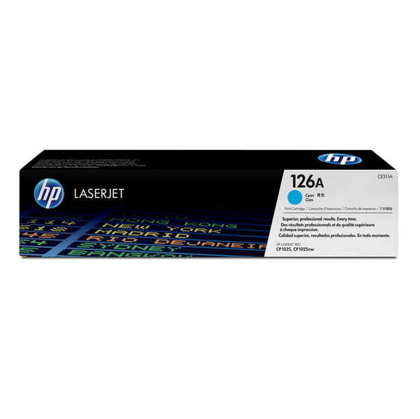 MD_HPCE311A Hp - Toner originale- 126A - Ciano - CE311A - 1.000 pag - immagine 1