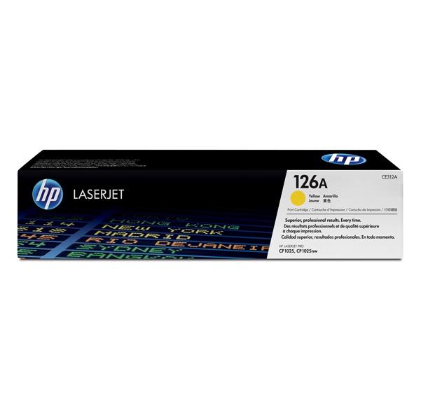 MD_HPCE312A Hp - Toner originale - 126A - Giallo - CE312A - 1.000 pag - immagine 1