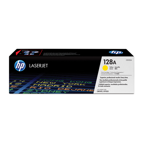 MD_HPCE322A Hp - Toner originale - 128A - Giallo - CE322A - 1.300 pag - immagine 1