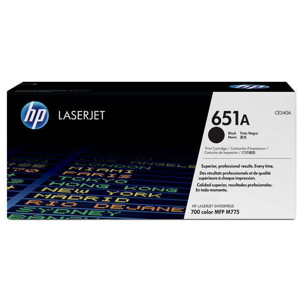 MD_HPCE340A Hp - Toner originale - 651A - Nero - CE340A - 13.500 pag - immagine 1