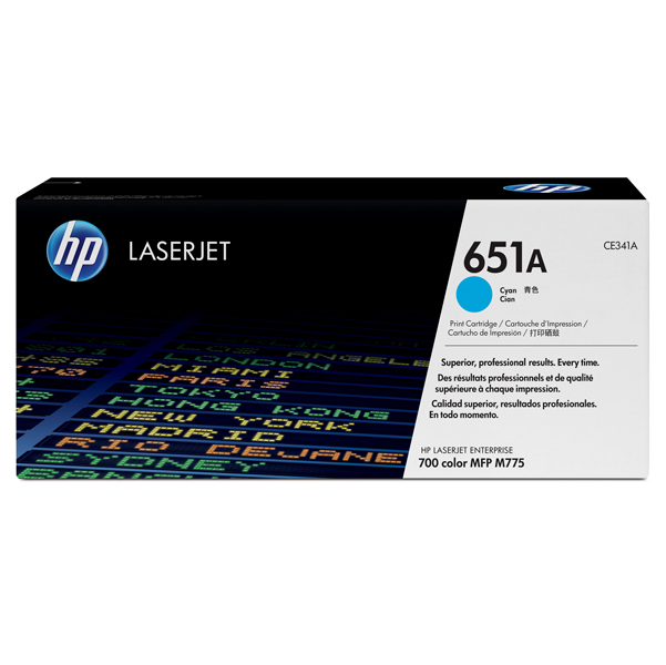 MD_HPCE341A Hp - Toner originale - 651A - Ciano - CE341A - 16.000 pag - immagine 1