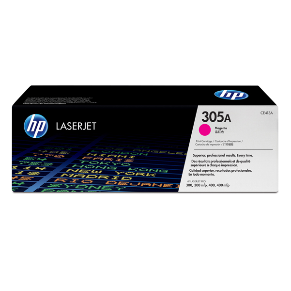 MD_HPCE413A Hp - Toner originale - 305A - Magenta - CE413A - 2.600 pag - immagine 1