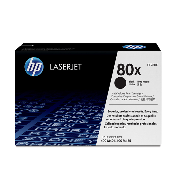 MD_HPCF280X Hp - Toner originale - 80X - Nero - CF280X - 6.900 pag - immagine 1