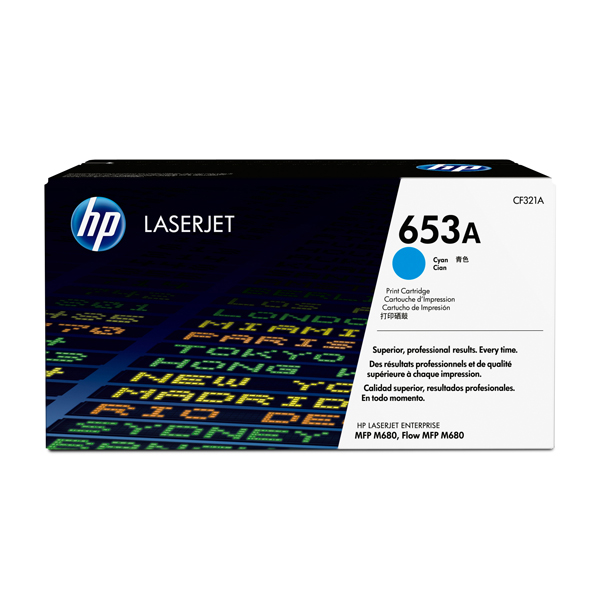 MD_HPCF321A Hp - Toner originale - 653A - Ciano - CF321A - 16.500 pag - immagine 1