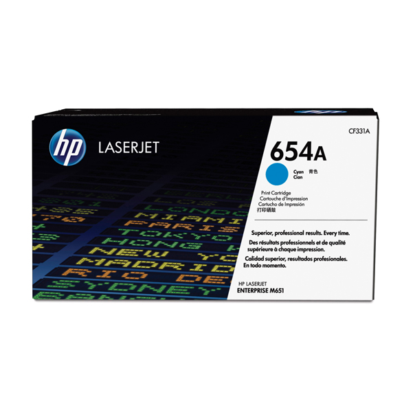 MD_HPCF331A Hp - Toner originale - 654A - Ciano - CF331A - 15.000 pag - immagine 1